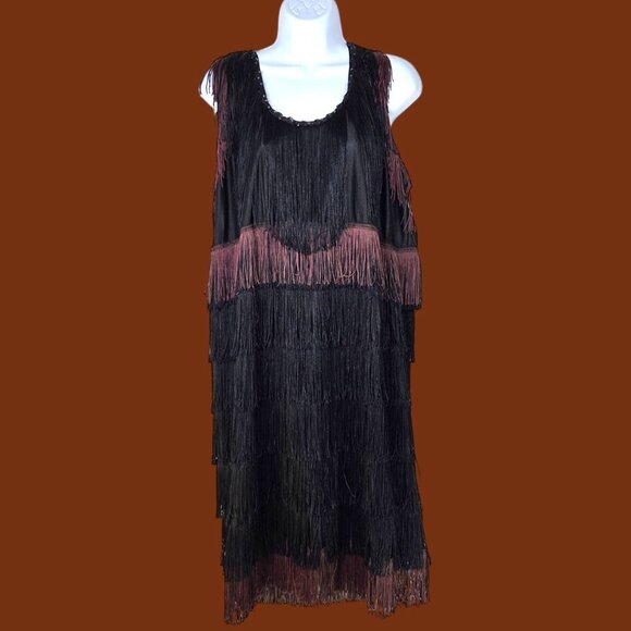 California Costume Roaring 20's Gatsby Art Deco Flapper Party Halloween Costume - Picture 3 of 10